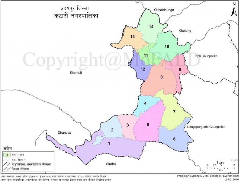map of Katari Mun